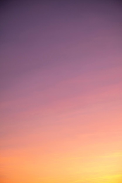 Beautiful soft orange clouds and sunlight on the blue sky perfect for the background take in morningTwilight sky morning background