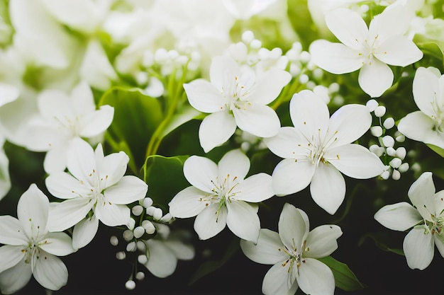 Beautiful soft white close-up flowers background