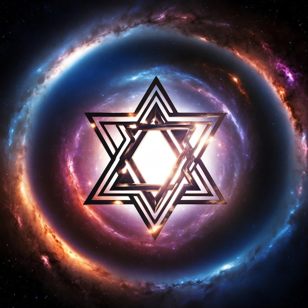 Photo beautiful star of david images for religious art