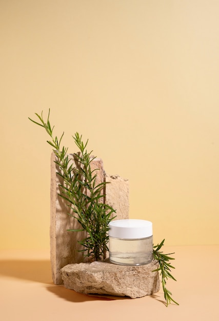 Beautiful still life with herbal medicine