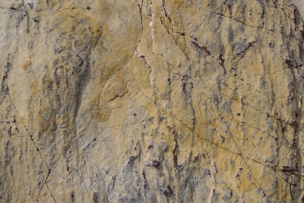 Beautiful stone texture on the beach in Albania