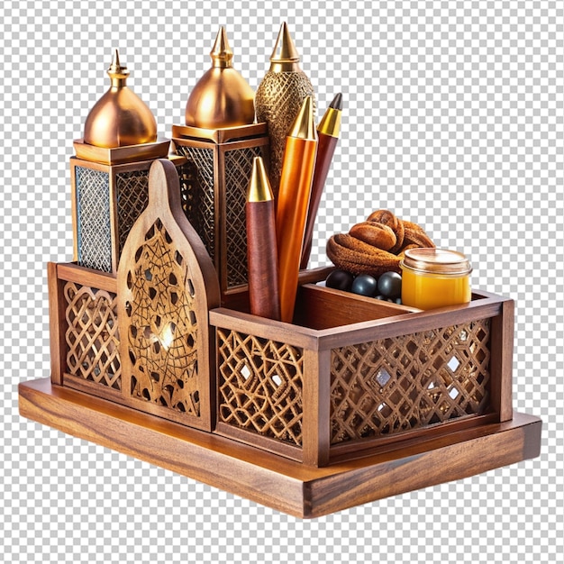 beautiful and stylish ramadan themed desk organize