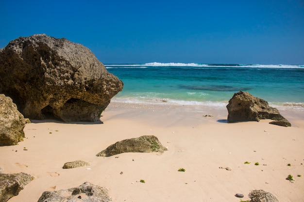 Beautiful summer beach view