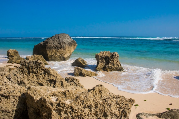 Beautiful summer beach view