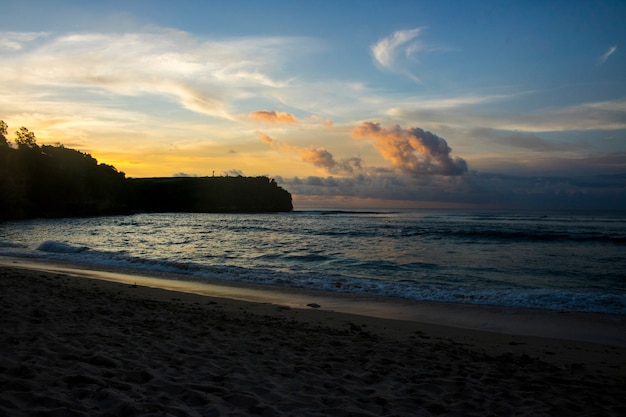 Beautiful summer beach view