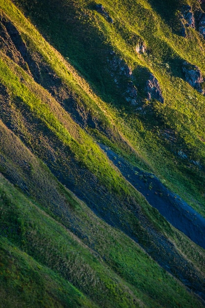 The beautiful summer landscape in Arkhyz