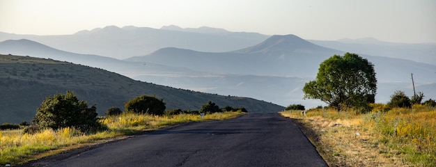 Beautiful Summer Mountain Road