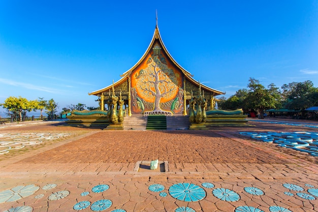 Beautiful Temple Phu Proud at Sirindhorn District