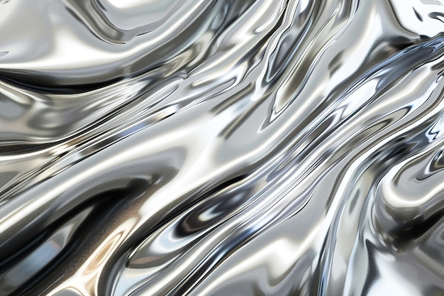 Beautiful texture liquid soft metal design natural abstract background