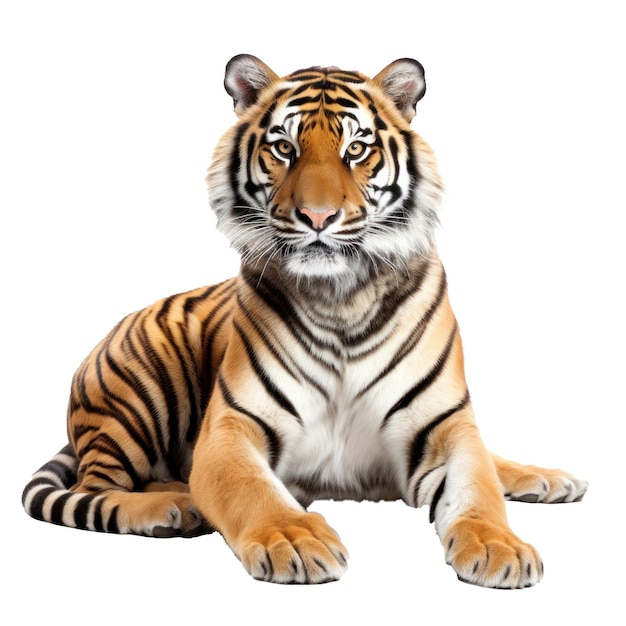 Beautiful tiger isolated