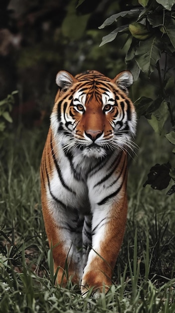 beautiful tiger in jungle