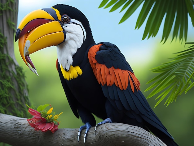 beautiful Toucan bird Ai generated