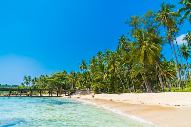 Beautiful tropical beach and sea