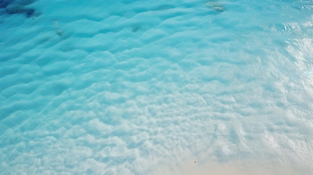 beautiful tropical beach shore water surface pattern