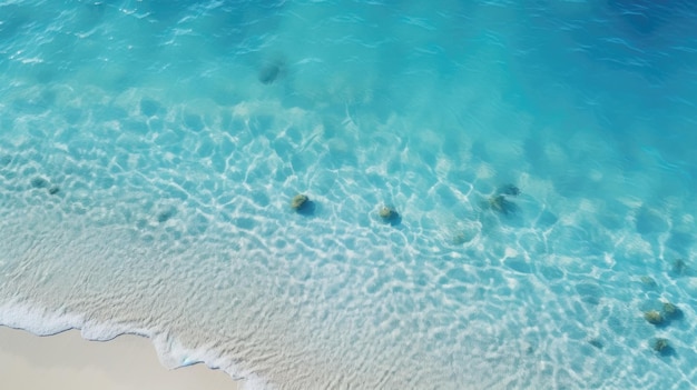 beautiful tropical beach shore water surface pattern