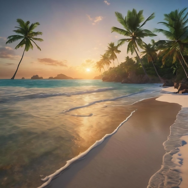 Beautiful tropical beach