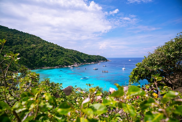 Beautiful tropical sea Similan island No.8 at Similan national park, Phang nga Thailand