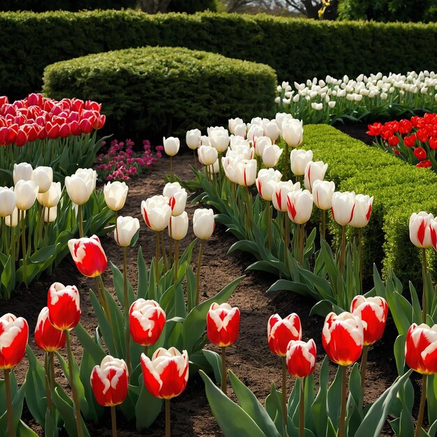 Photo beautiful tulip photos showcasing elegant floral beauty