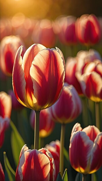 Photo beautiful tulip photos showcasing elegant floral beauty