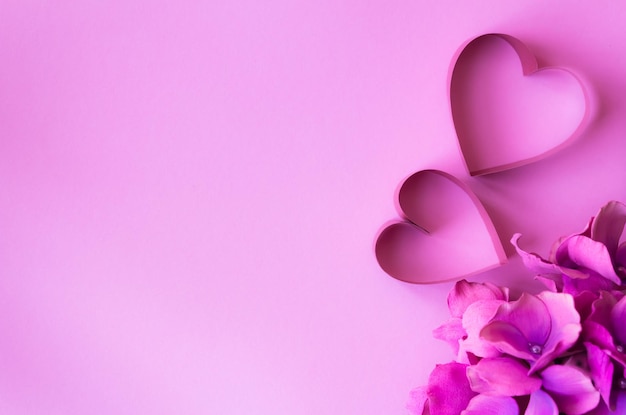 Beautiful valentine's day background. tape and heart. hearts valentines day concept.background. Copy cpace