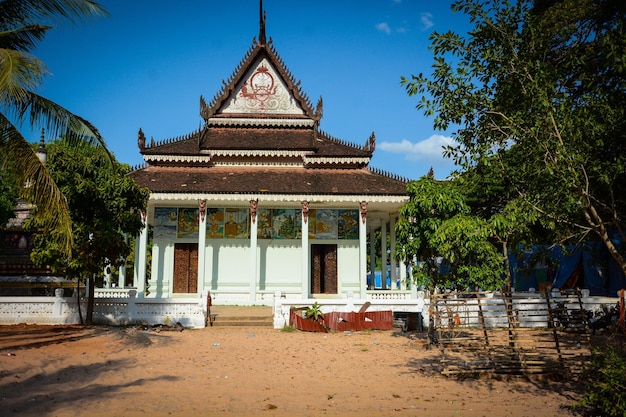 A beautiful view of Angkor Wat Temple located in Siem Reap Cambodia