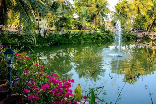 A beautiful view of Baan Thai house hotel located in Ayutthaya Thailand