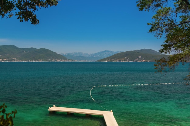 Beautiful view of the Bay of Kotor