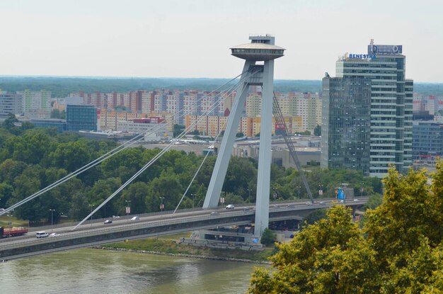 A beautiful view of Bratislava city located in Slovakia