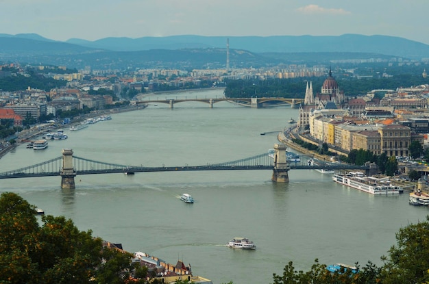 A beautiful view of Budapest city located in Hungary