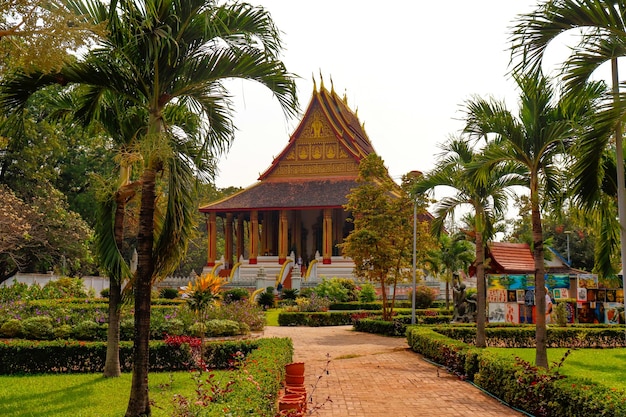 A beautiful view of buddhist temple