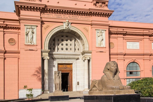 Beautiful view of the Cairo Museum in Cairo, Egypt