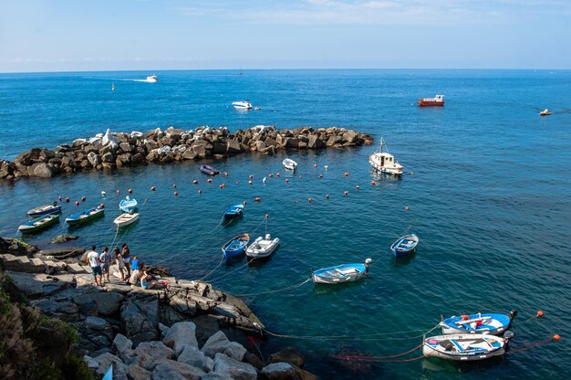 Beautiful view of the Cinque Terre park, Italy