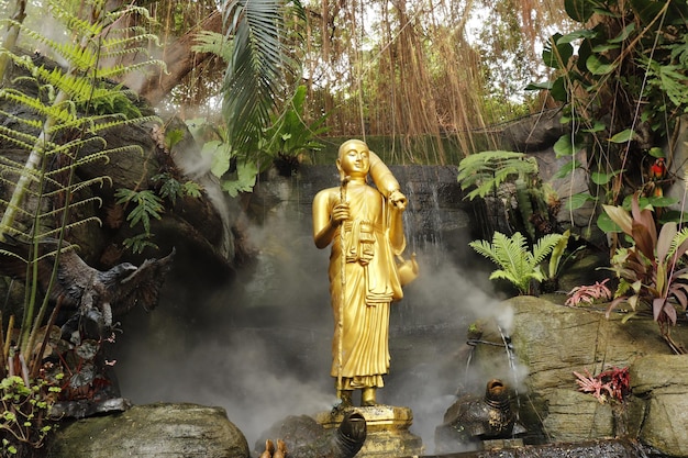 A beautiful view of Golden Mount temple located in Bangkok Thailand