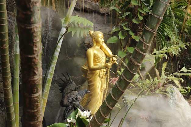 A beautiful view of Golden Mount temple located in Bangkok Thailand