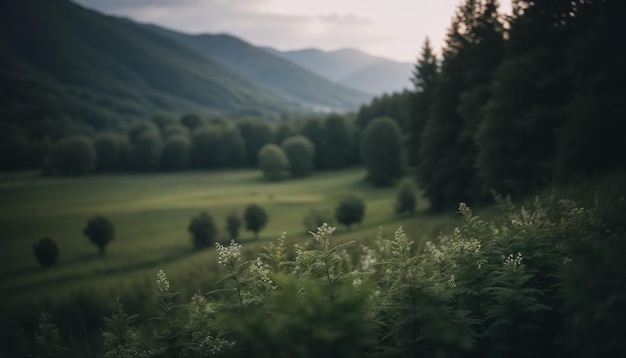 A beautiful view of grass and trees