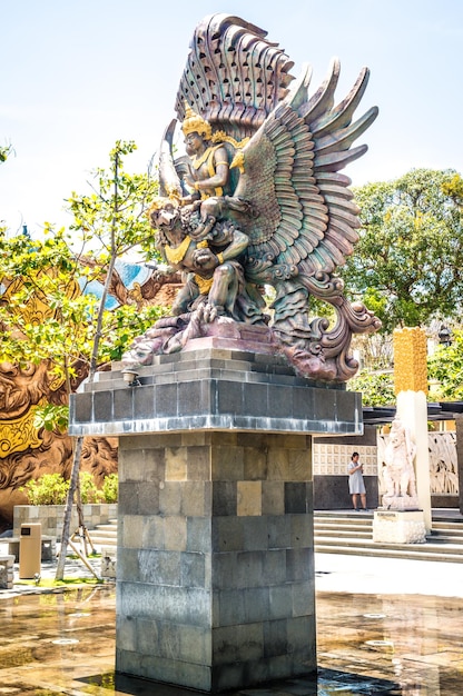 A beautiful view of GWK Garuda Wisnu Kencana Park located in Bali Indonesia