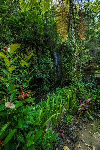 A beautiful view of hindu temple located in Bali Indonesia