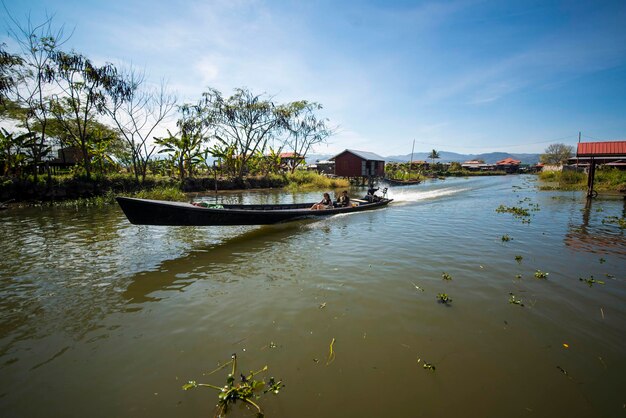 A beautiful view of Inle Lake Myanmar