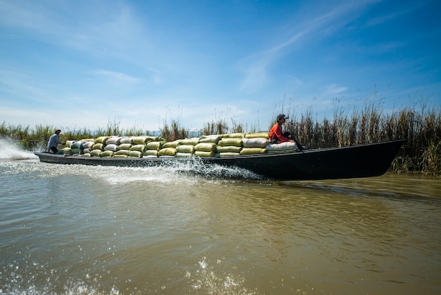 A beautiful view of Inle Lake Myanmar