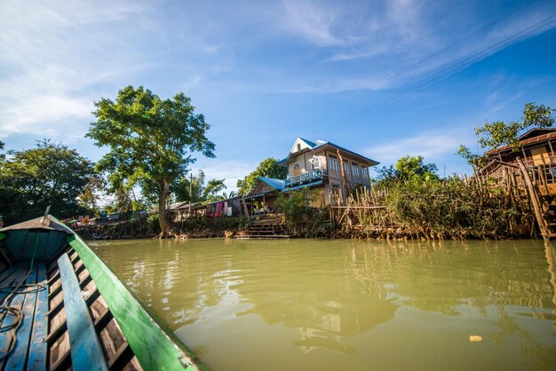 A beautiful view of Inle Lake Myanmar