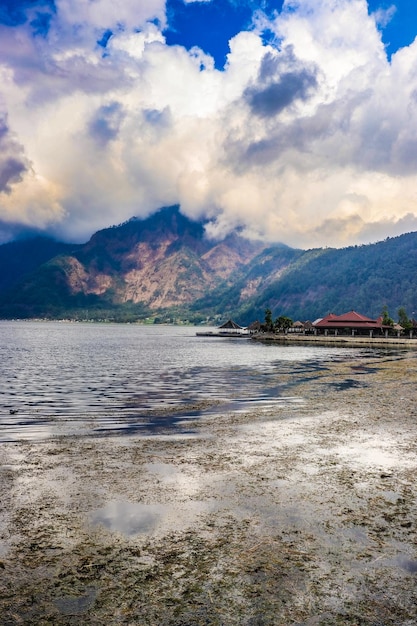 A beautiful view of Kintamani Mountain located in Bali Indonesia