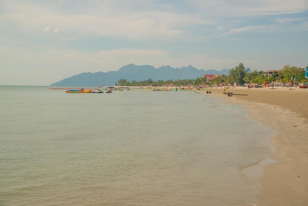 A beautiful view of Pantai Cenang Beach Langkawi Malaysia