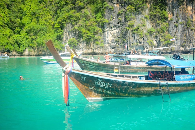 Photo a beautiful view of phi phi island located in thailand