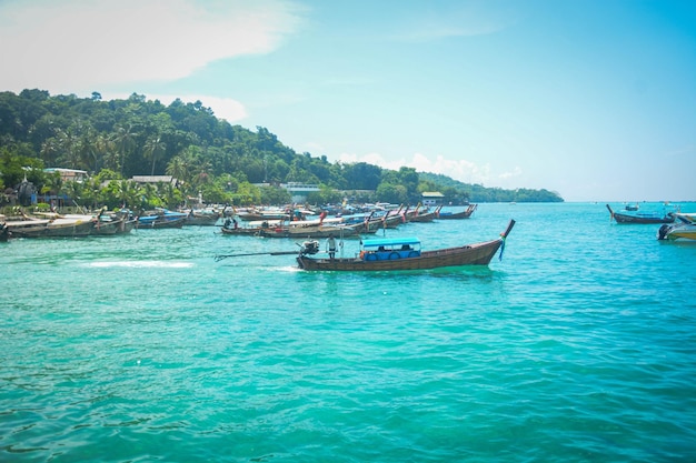 A beautiful view of Phi Phi Island located in Thailand