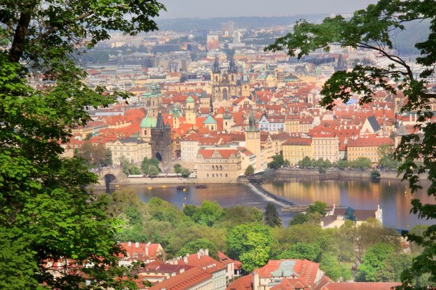 Beautiful view Prague, Czech Republic