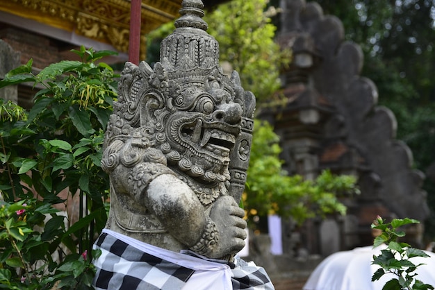 A beautiful view of Pura Tirta Empul temple located in Bali Indonesia