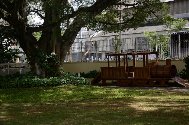 A beautiful view of Sao Paulo Immigrant Museum in Sao Paulo Brazil