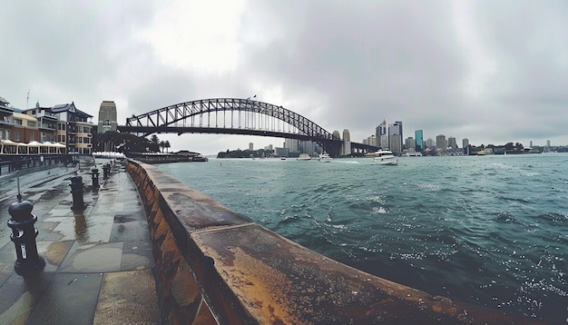 Photo beautiful view of sydney harbor bridge