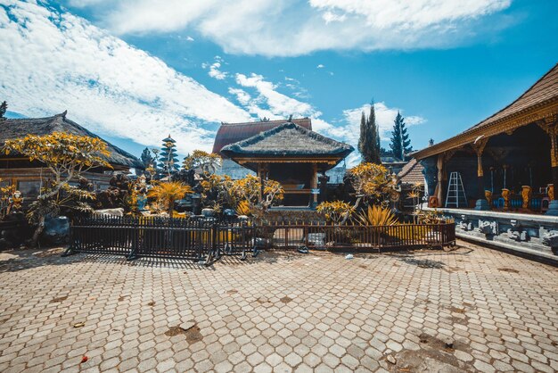 A beautiful view of Ulun Danu Beratan temple located in Bali Indonesia