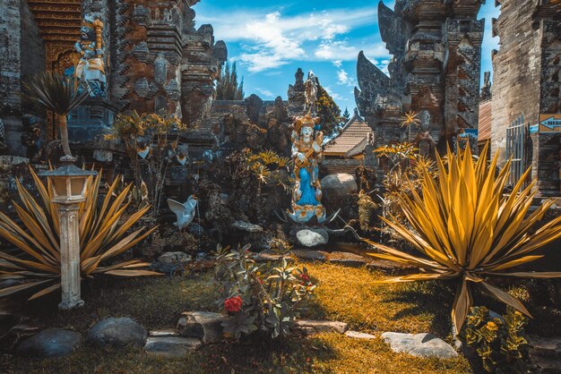 A beautiful view of Ulun Danu Beratan temple located in Bali Indonesia